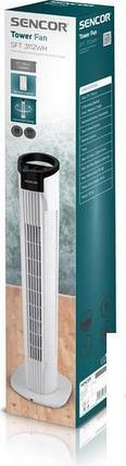 Колонный вентилятор Sencor SFT 3112WH, фото 2