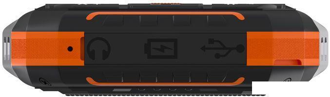 Кнопочный телефон Maxvi T101 (оранжевый), фото 2