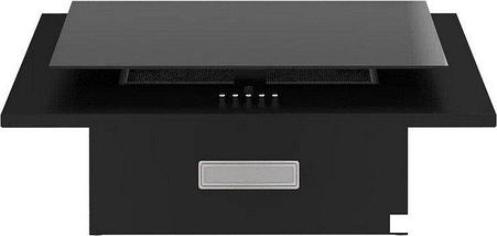 Кухонная вытяжка Elikor Коралл 60П-430-К3Д 266401 (черный/черное стекло), фото 2