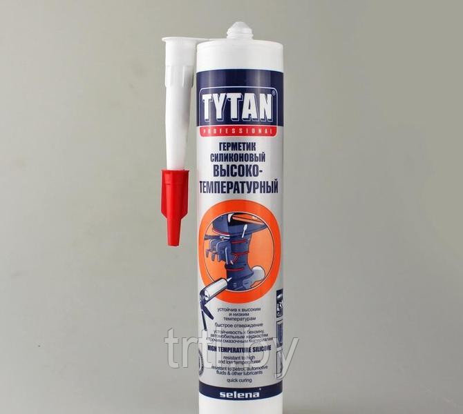 Герметик (силикон) TYTAN маслобензостойкий высокотемпературный черный +310С - фото 6 - id-p13513570
