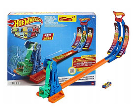 Игрушечный трек Hot Wheels Трасса Steam Drop с машинкой HDY47