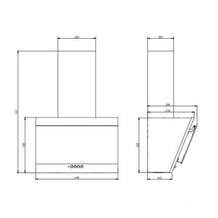 Кухонная вытяжка Elikor Коралл 50П-430-К3Д (белый), фото 2