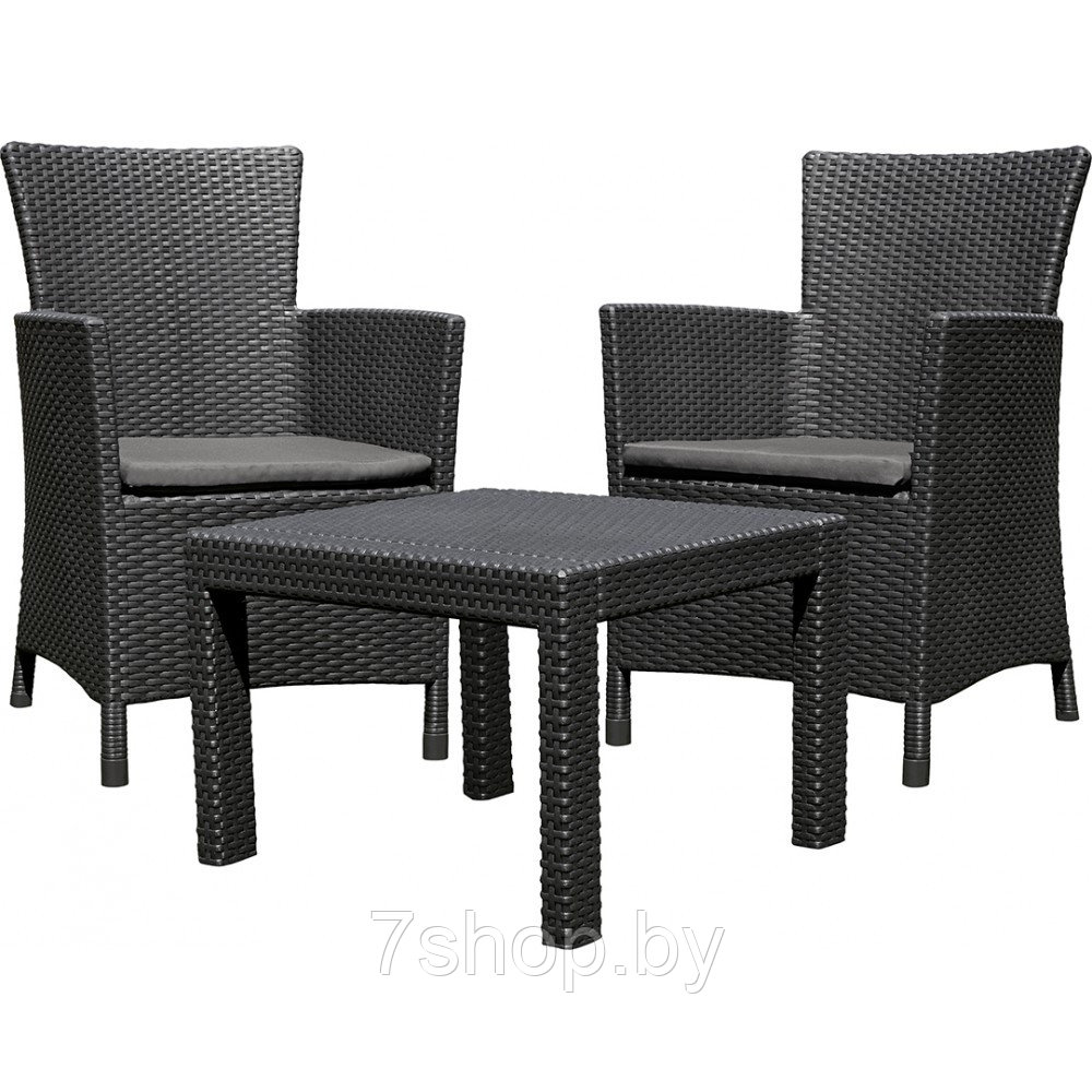 Комплект мебели Rosario Balcony Set, графит