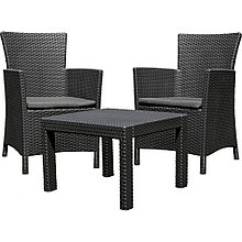 Комплект мебели Rosario Balcony Set, графит