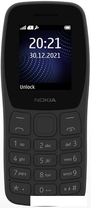 Кнопочный телефон Nokia 105 (2022) TA-1428 Dual SIM (черный), фото 2