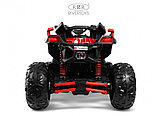 Детский электроквадроцикл RiverToys Z999VO (красный Spider) Двухместный Полноприводный, фото 6
