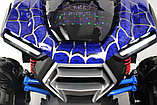 Детский электроквадроцикл RiverToys Z999VO (синий Spider) Двухместный Полноприводный, фото 2