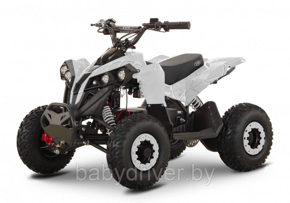 Детский электроквадроцикл RiverToys MARK (белый Special)