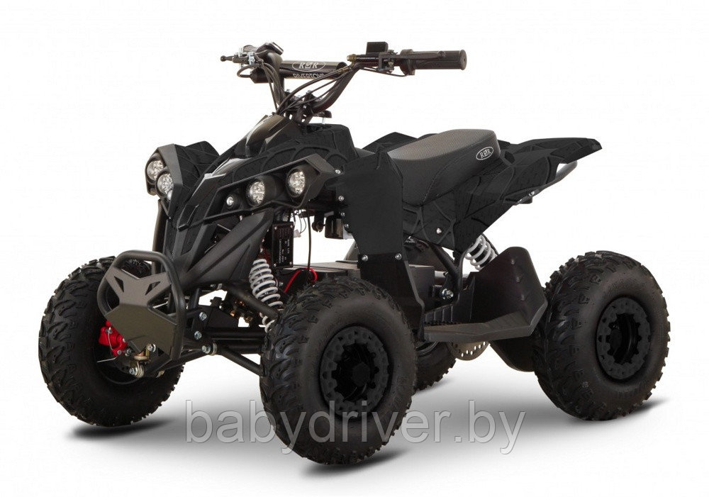 Детский электроквадроцикл RiverToys MARK (черный Spider)
