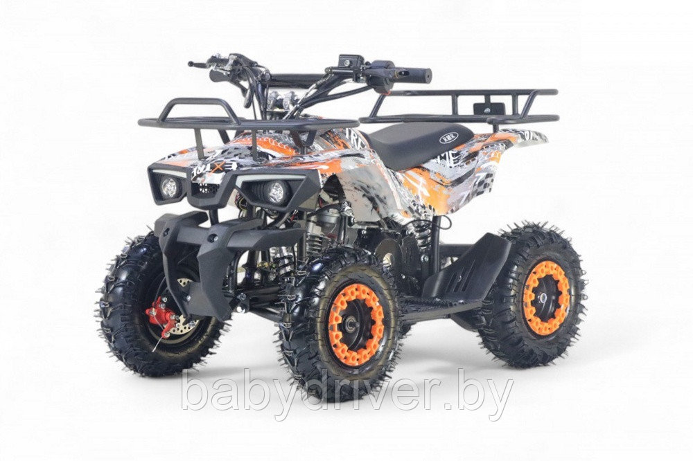 Детский квадроцикл RiverToys TIGER (оранжевый) Бензиновый