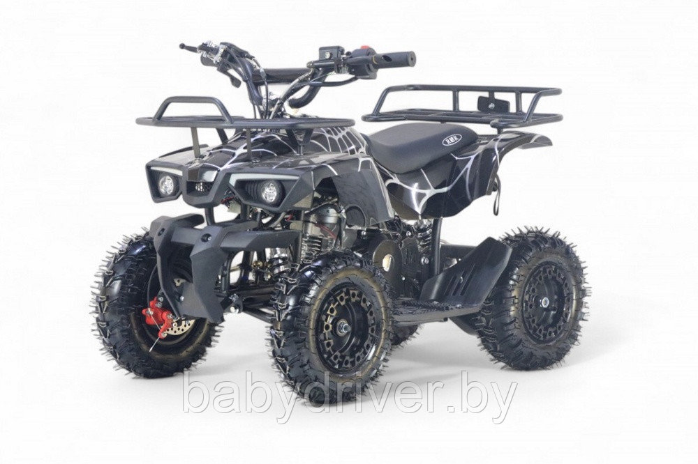 Детский квадроцикл RiverToys TIGER (черный spider) Бензиновый
