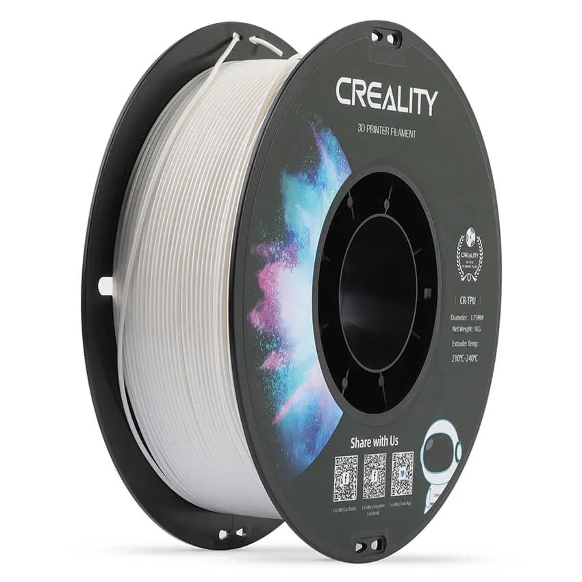 Катушка CR-TPU-пластика Creality 1.75 мм 1кг., белая