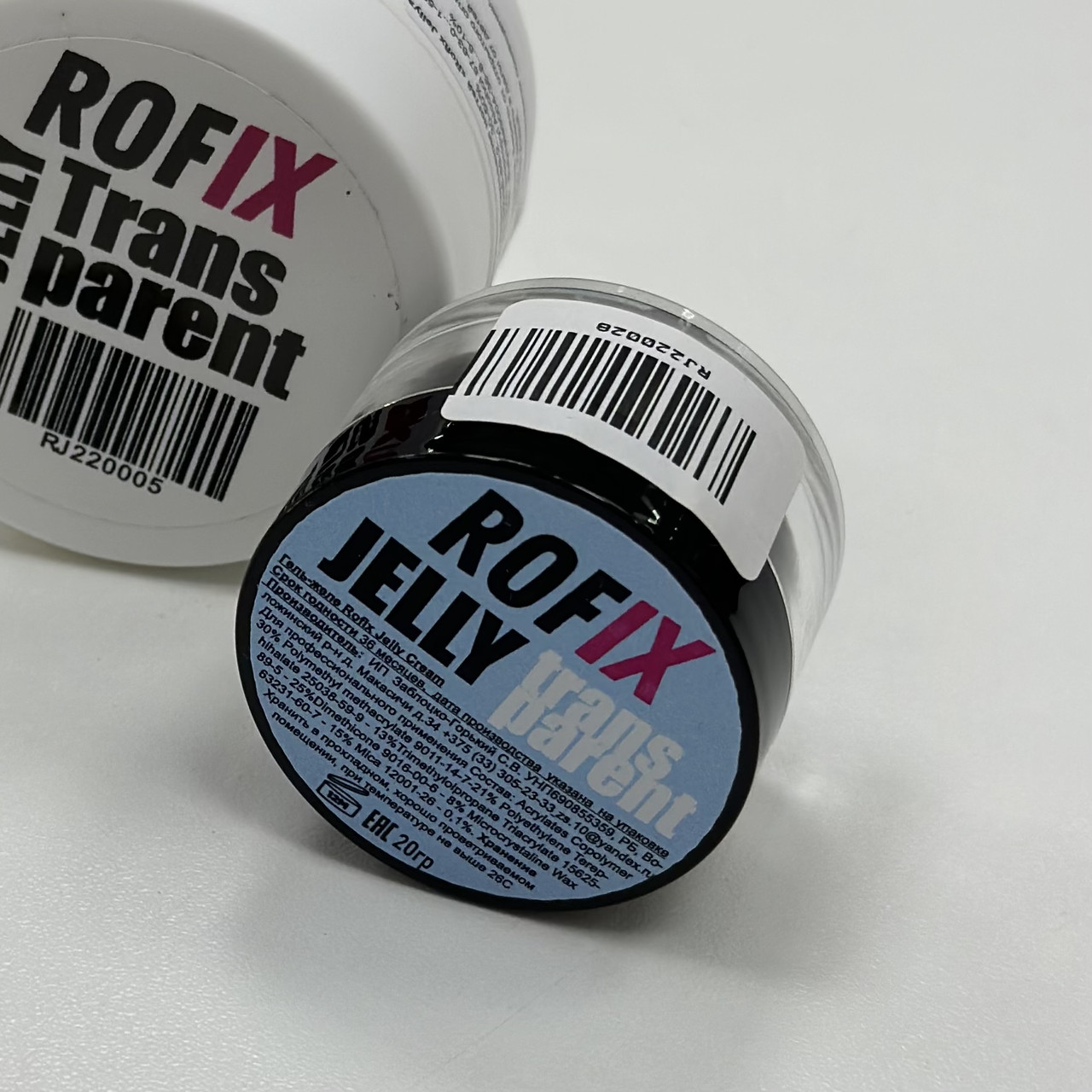 Гель-желе Rofix TRANSPARENT, 20 гр