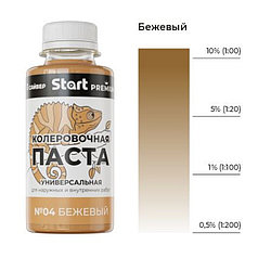 Колеровочная паста (краситель) САЙВЕП "Start Premium" бежевый №4 0,1л