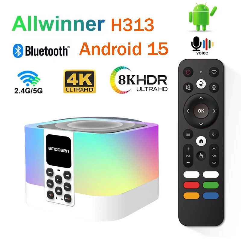 Z1 Mix tv box Smart BT5.0 Media Player Android15 4G 5G Wifi6