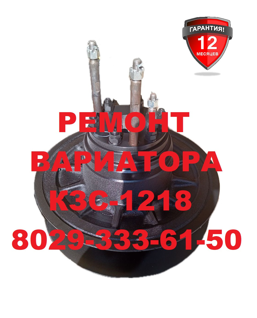 РЕМОНТ ВАРИАТОРА КЗС 1218
