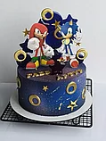 Вафельная картинка Sonic на торт, фото 4