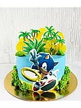 Вафельная картинка Sonic на торт, фото 5
