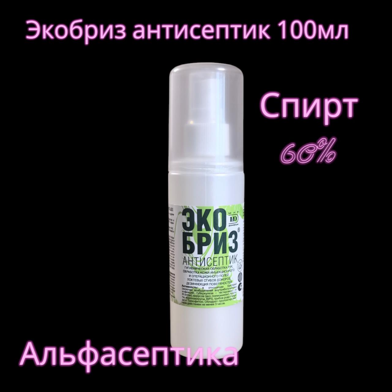 ЭКОБРИЗ-антисептик 100 мл антисептик для рук (содержание спирта более 60%) (+20% НДС)