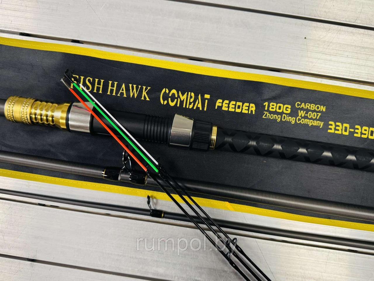 Фидер Комбат 3,3м-3,9м тест 90-180гр