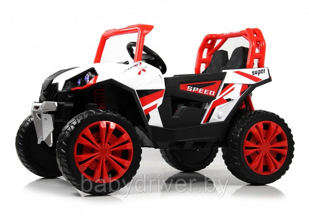 Детский электромобиль RiverToys F888FF 4WD (красный)
