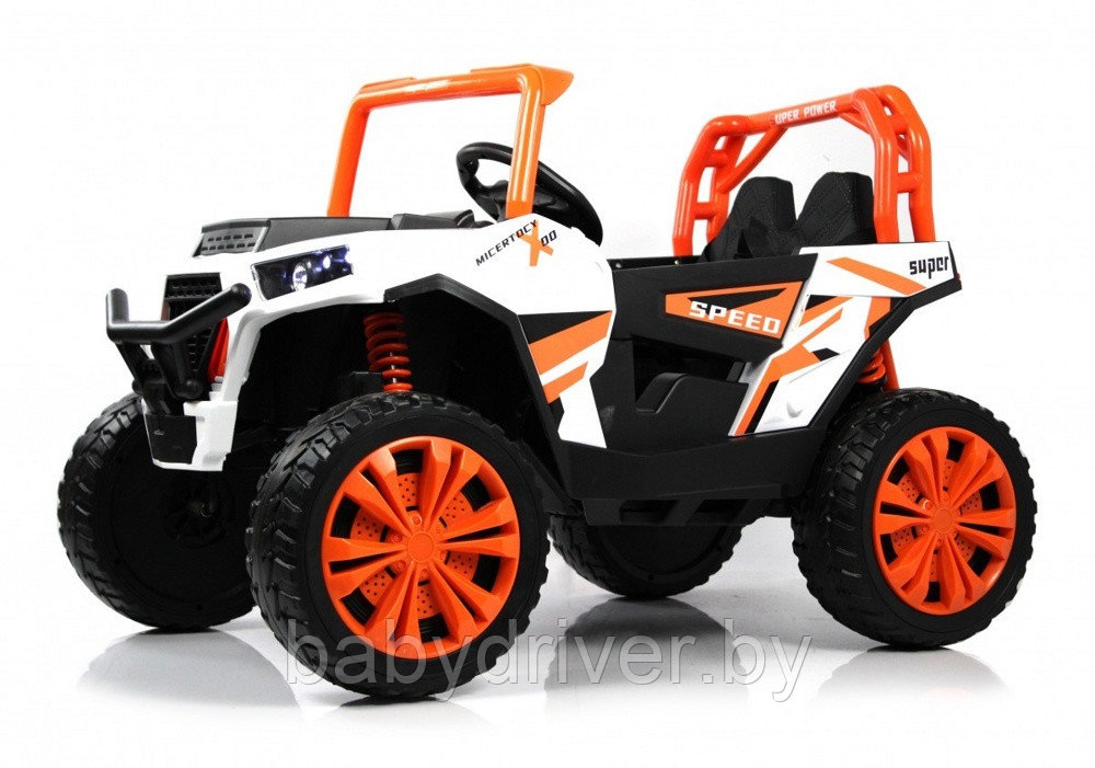 Детский электромобиль RiverToys F888FF-A 4WD (оранжевый)