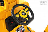 Детский электромобиль RiverToys G002GG (желтый) Кран, фото 3