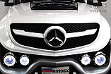 Детский электромобиль RiverToys М999БХ (белый) Mercedes Полноприводный Двухместный, фото 2