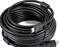 Кабель HDMI 15м v1.4b ExeGate EX-CC-HDMI-15.0F, с ферритами, Черный