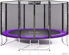 Батут Atlas Sport Батуты Atlas Sport 374 см - 12ft Pro (усиленные опоры, внешняя сетка, оранжевый)