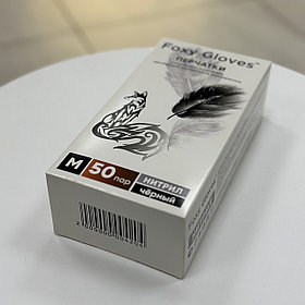Перчатки Foxy Gloves размер M, 100 шт