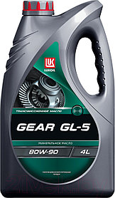 ТМ-5 (GEAR) 80W90 GL-5 ЛУКОЙЛ 4л. Масло трансмиссионное