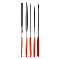Набор надфилей d4x160мм, 5 штук (прямоуг, овал, кругл, треуг, квадрат) Smartbuy tools (SBT-TFS-5P1)