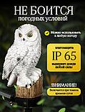 Уличный светильник на солнечной батарее Сова, фото 4