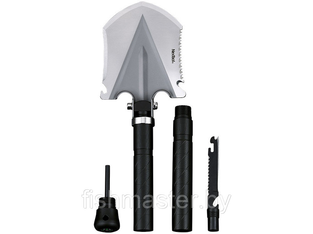 Лопата складная Nextool NE20013 мини цв.черный