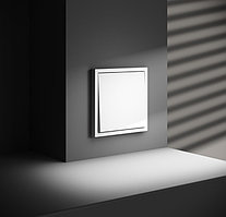 Проходной переключатель встраиваемый VOLTUM S70, одноклавишный, 10А, белый, матовый