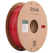 Катушка PETG-пластика ESUN 1.75 мм 1кг., ярко красная (PETG175FR1/PETG175O-FR1P1)