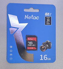 Карта памяти SDHC 16GB Netac P600 Class10 U1 (90 Mb/s)