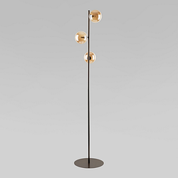 Торшер со стеклом, янтарные абажуры ESTERA 3xG9 6189 TK Lighting