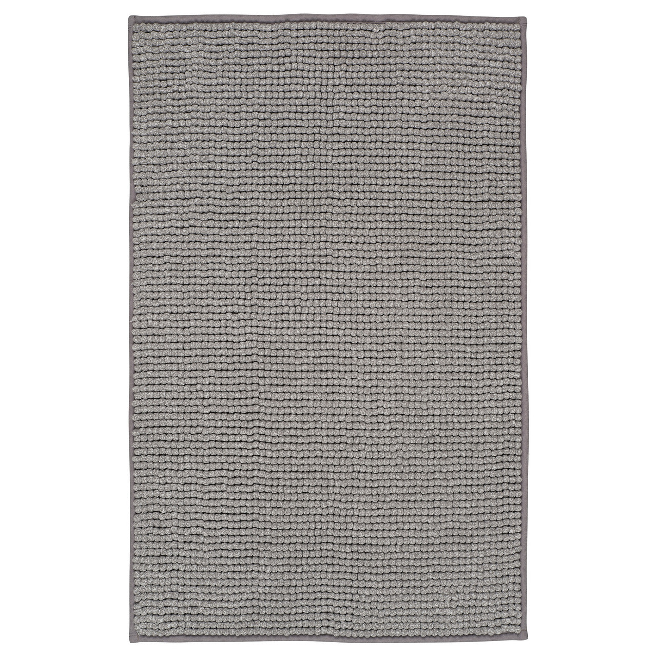 IKEA/ ТОФТБУ коврик для ванной, серо-белый/меланж, 50x80 см