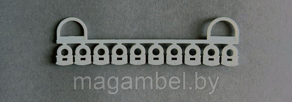 Набор бегунков для серого алюминиевого карниза