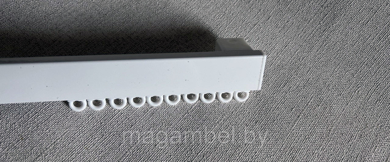 Алюминиевая шина белая однорядная