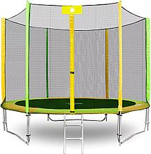 Батут Alpin ATGY-312 3.12 м с защитной сеткой и лестницей