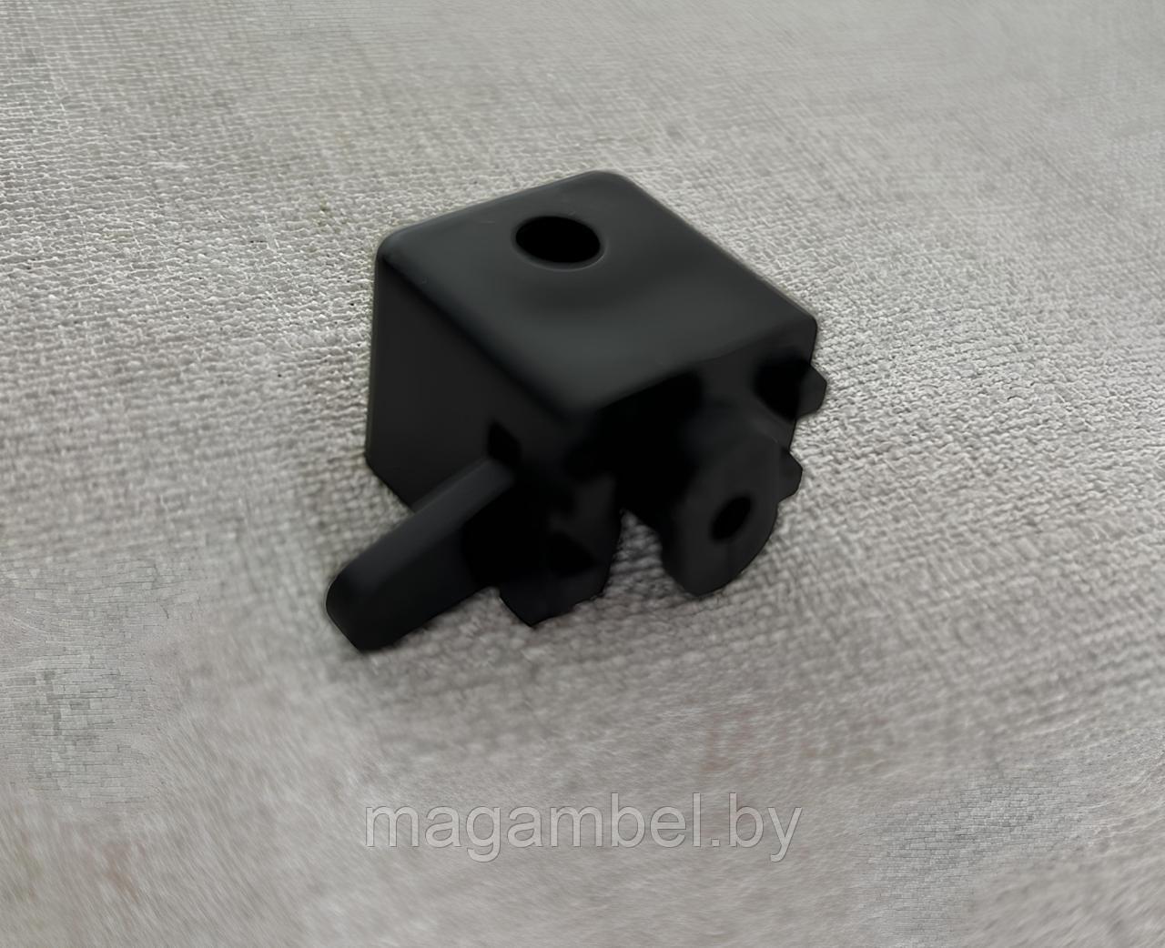 Кронштейн потолочный для черного однорядного алюминиевого карниза