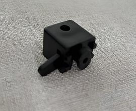 Кронштейн потолочный для черного однорядного алюминиевого карниза