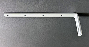 Кронштейн стеновой белый для однорядного алюминиевого карниза с выносом 20 см