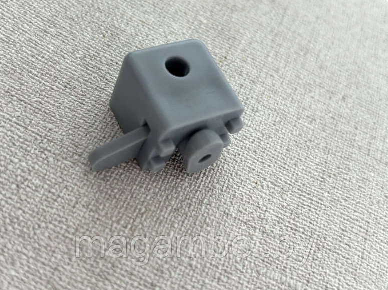 Кронштейн потолочный для серого однорядного алюминиевого карниза