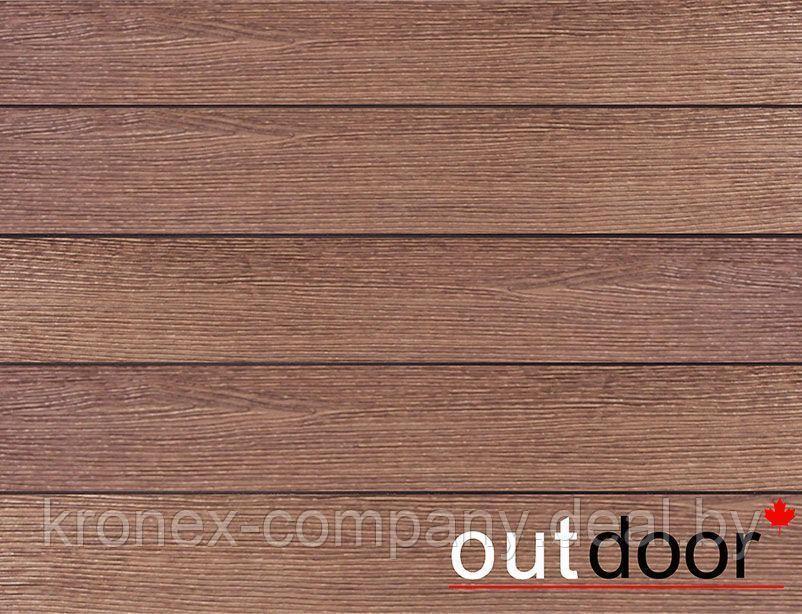 Доска ДПК Outdoor 115*22*4000 мм. STORM BROWN коричневая микс - фото 2 - id-p229082485