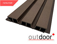 Панель универсальная ДПК Outdoor 3D 233.5*32*4000 мм. шлифованная мореный дуб