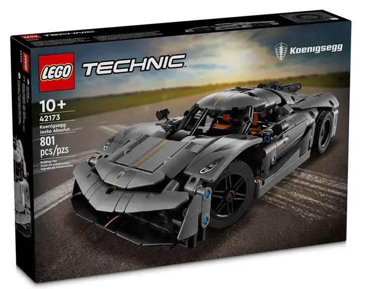 Конструктор LEGO Technic Koenigsegg Jesko Absolut Grey Hypercar 42173